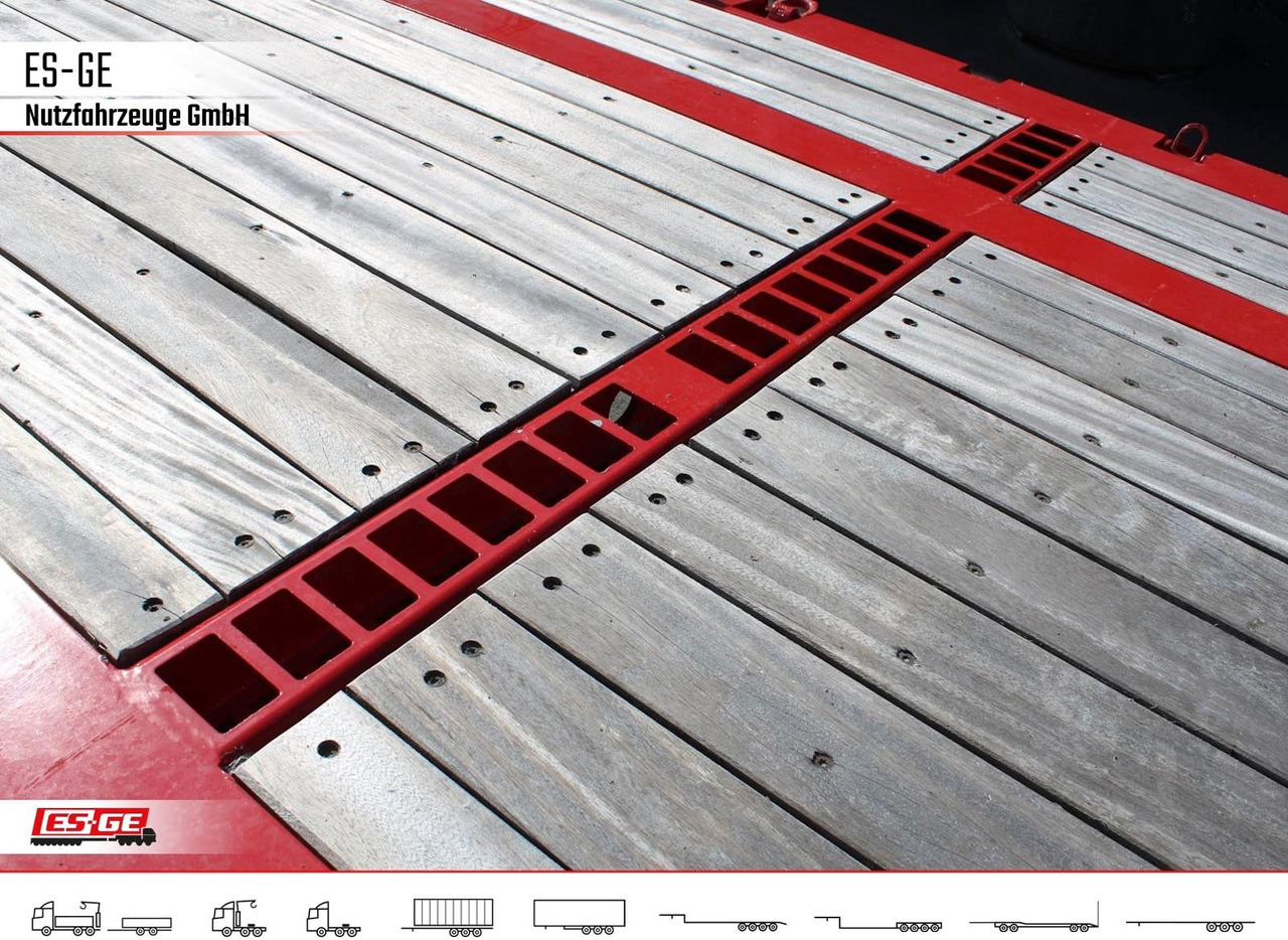 Semi-trailer flatbed ES-GE 3-Achs Sattelanhänger -Bordwände: gambar 7