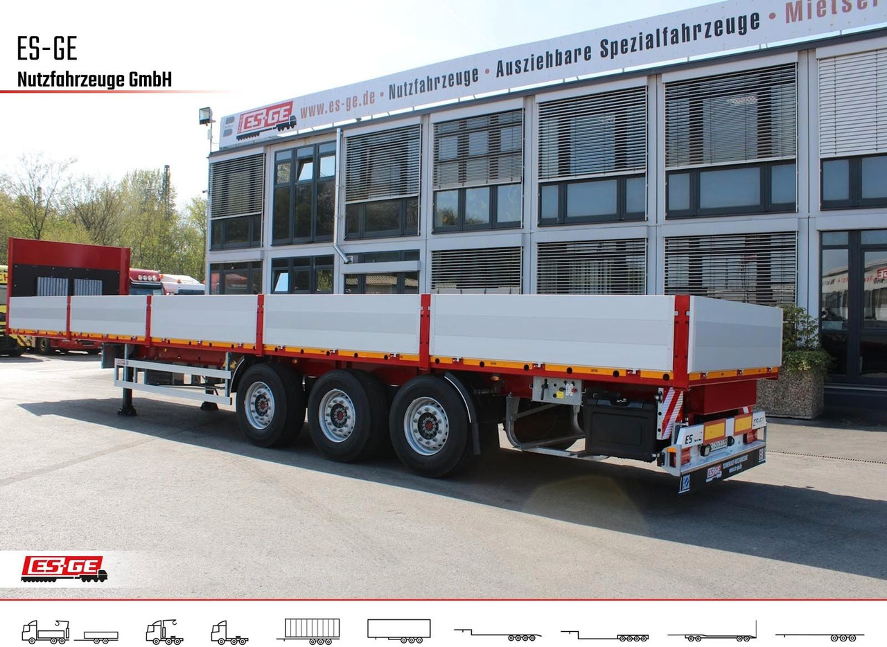 Semi-trailer flatbed ES-GE 3-Achs Sattelanhänger -Bordwände: gambar 8