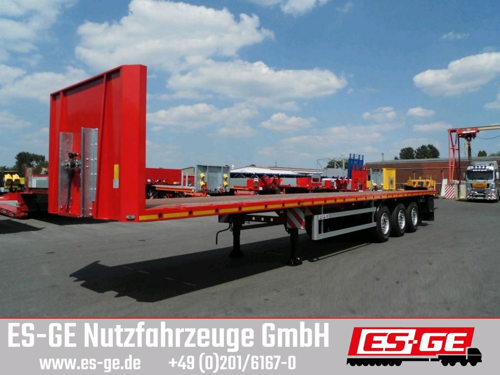 ES-GE 3-Achs Sattelanhänger - Rungen + CV - Semi-trailer flatbed: gambar 1 ES-GE 3-Achs Sattelanhänger - Rungen + CV - Semi-trailer flatbed: gambar 1