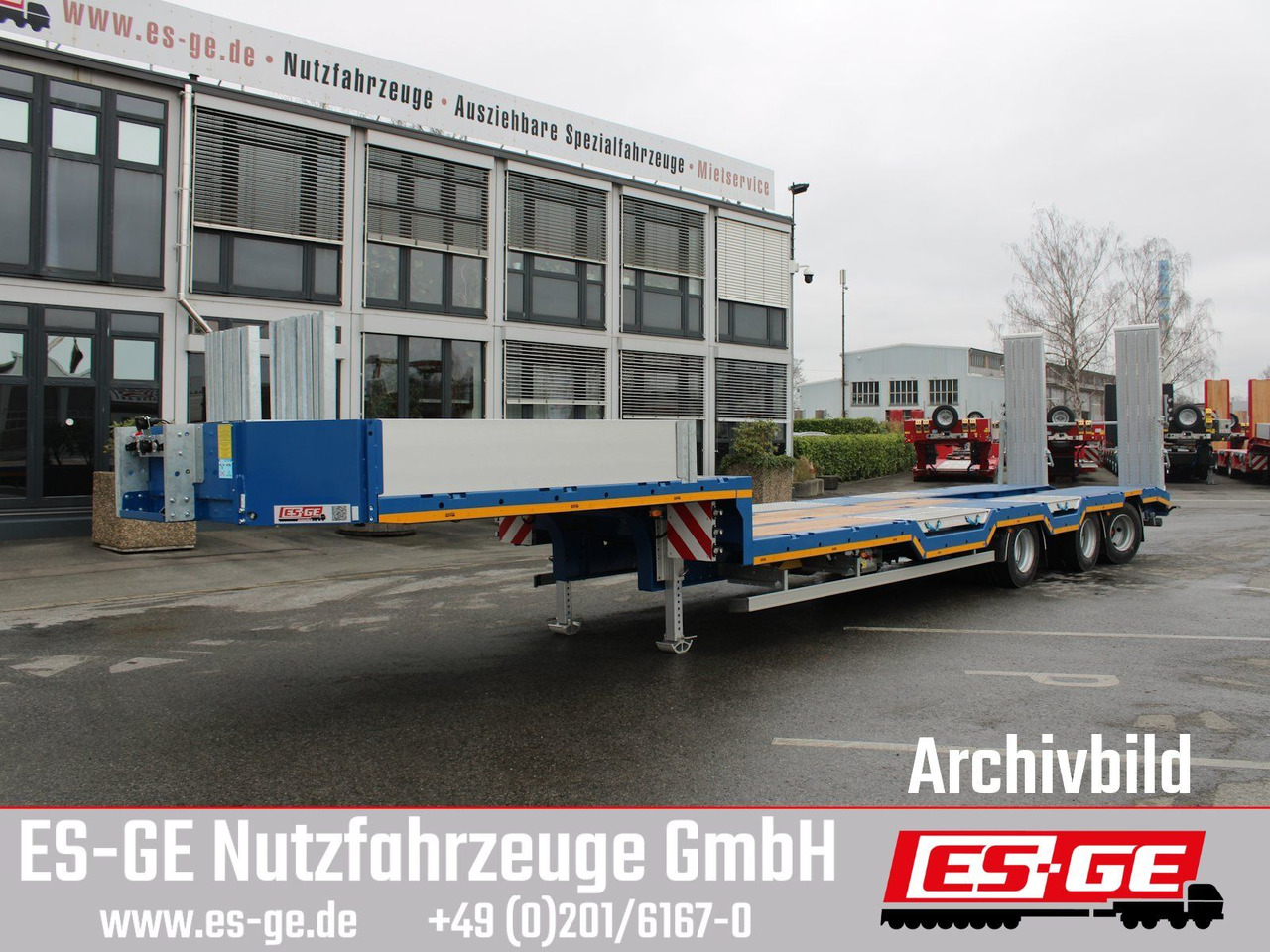 ES-GE 3-Achs-Satteltieflader - Radmulden - Semi-trailer low bed: gambar 2 ES-GE 3-Achs-Satteltieflader - Radmulden - Semi-trailer low bed: gambar 2