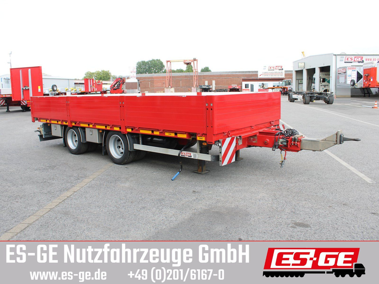 ES-GE Tandemanhänger - Containerverr. - Trailer flatbed: gambar 3 ES-GE Tandemanhänger - Containerverr. - Trailer flatbed: gambar 3
