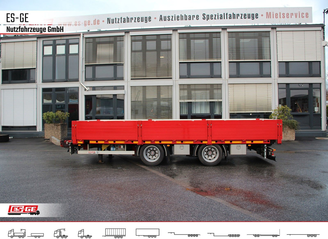Trailer flatbed ES-GE Tandemanhänger - Containerverr.: gambar 1