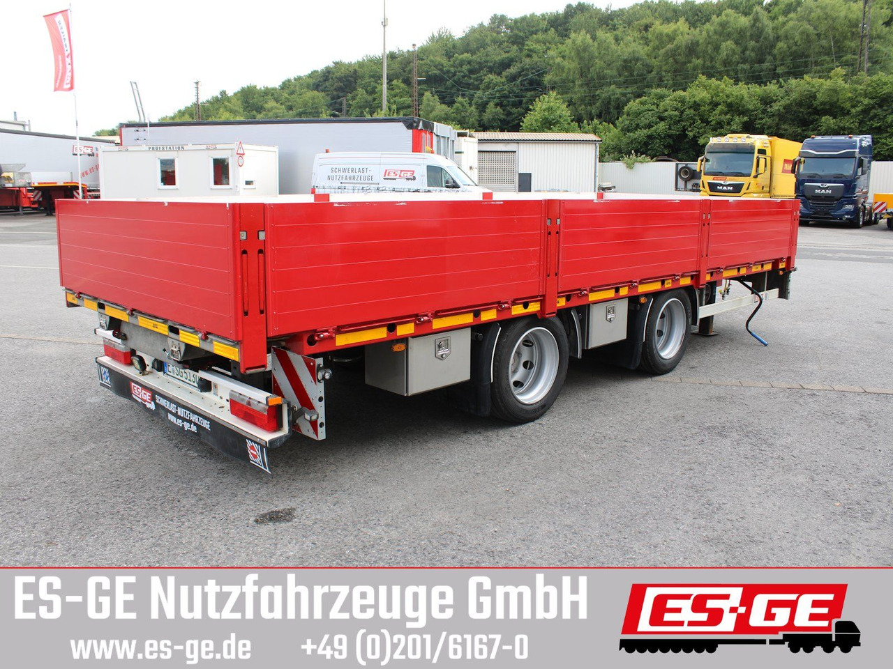 ES-GE Tandemanhänger - Containerverr. - Trailer flatbed: gambar 4 ES-GE Tandemanhänger - Containerverr. - Trailer flatbed: gambar 4