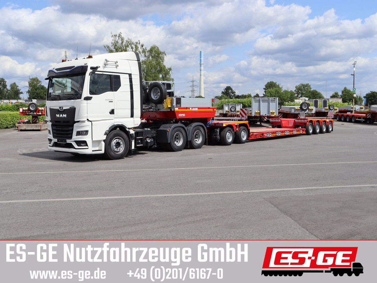 Faymonville MAX 710 Tiefbett 2+4 PA - Semi-trailer low bed: gambar 2 Faymonville MAX 710 Tiefbett 2+4 PA - Semi-trailer low bed: gambar 2