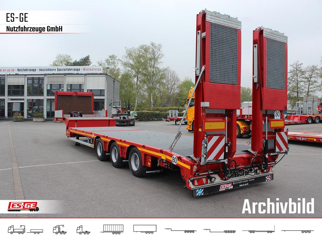 Faymonville Multimax Plus Satteltieflader Hebebett - Semi-trailer low bed: gambar 2 Faymonville Multimax Plus Satteltieflader Hebebett - Semi-trailer low bed: gambar 2