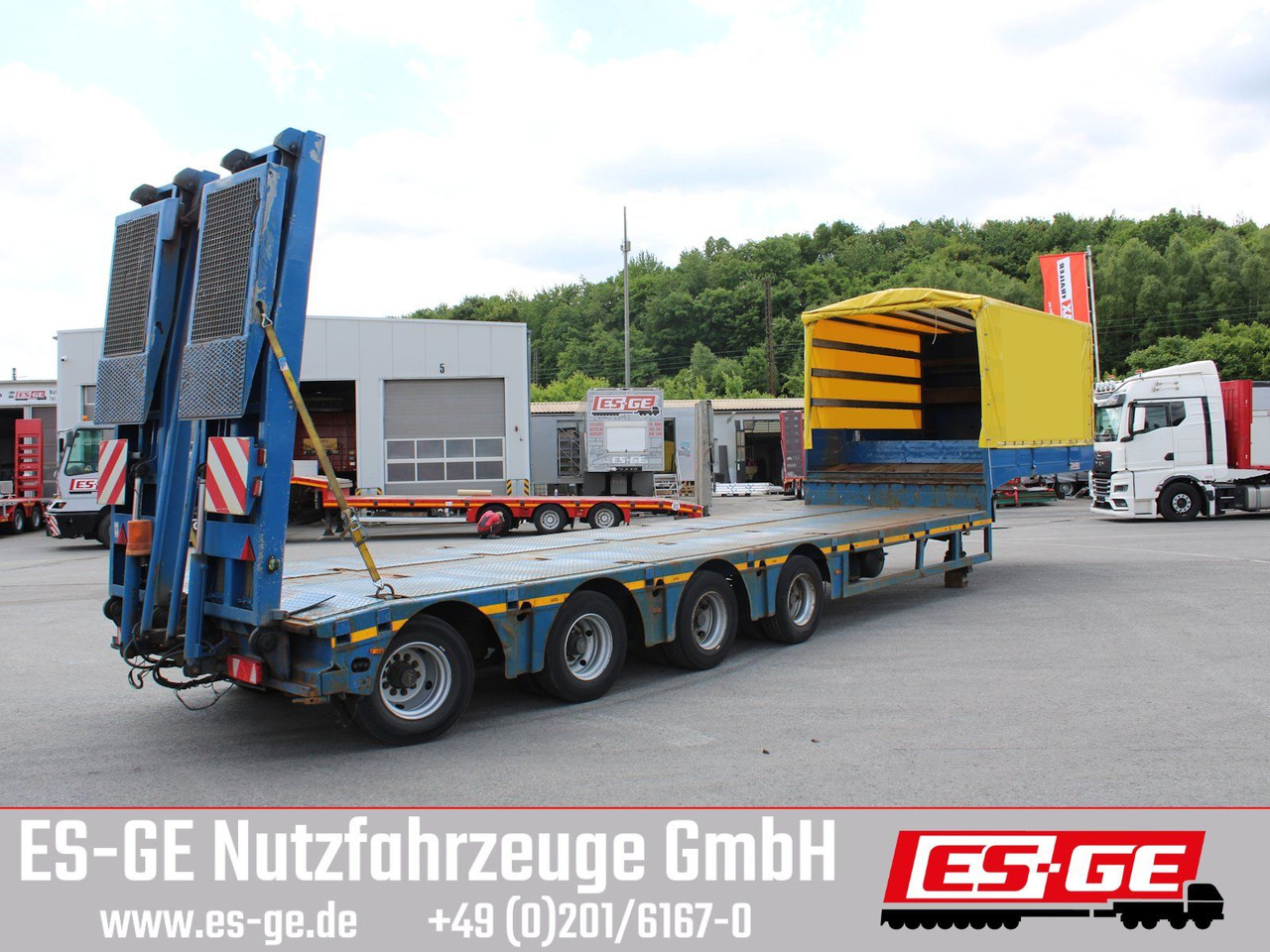 Kässbohrer 4-Achs-Satteltieflader - Semi-trailer low bed: gambar 3 Kässbohrer 4-Achs-Satteltieflader - Semi-trailer low bed: gambar 3
