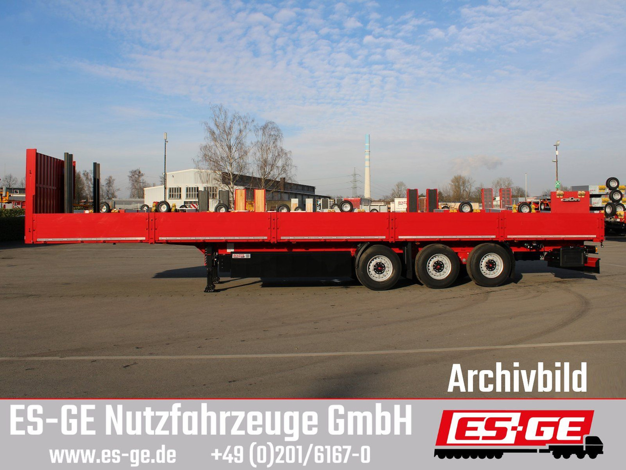 Kögel Multi Chassis, verstärkt, Bordwände - Semi-trailer flatbed: gambar 5 Kögel Multi Chassis, verstärkt, Bordwände - Semi-trailer flatbed: gambar 5