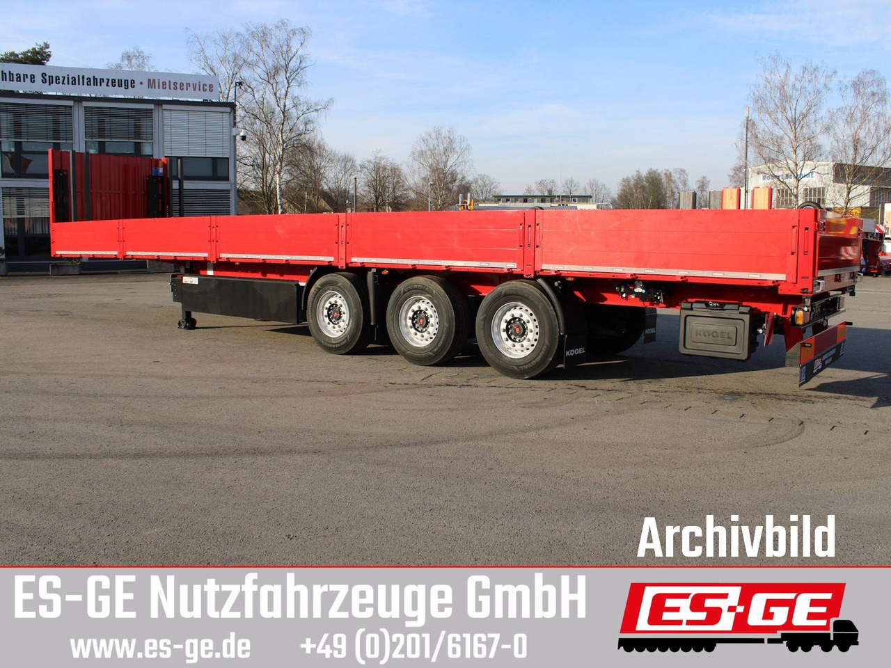 Kögel Multi Chassis, verstärkt, Bordwände - Semi-trailer flatbed: gambar 1 Kögel Multi Chassis, verstärkt, Bordwände - Semi-trailer flatbed: gambar 1