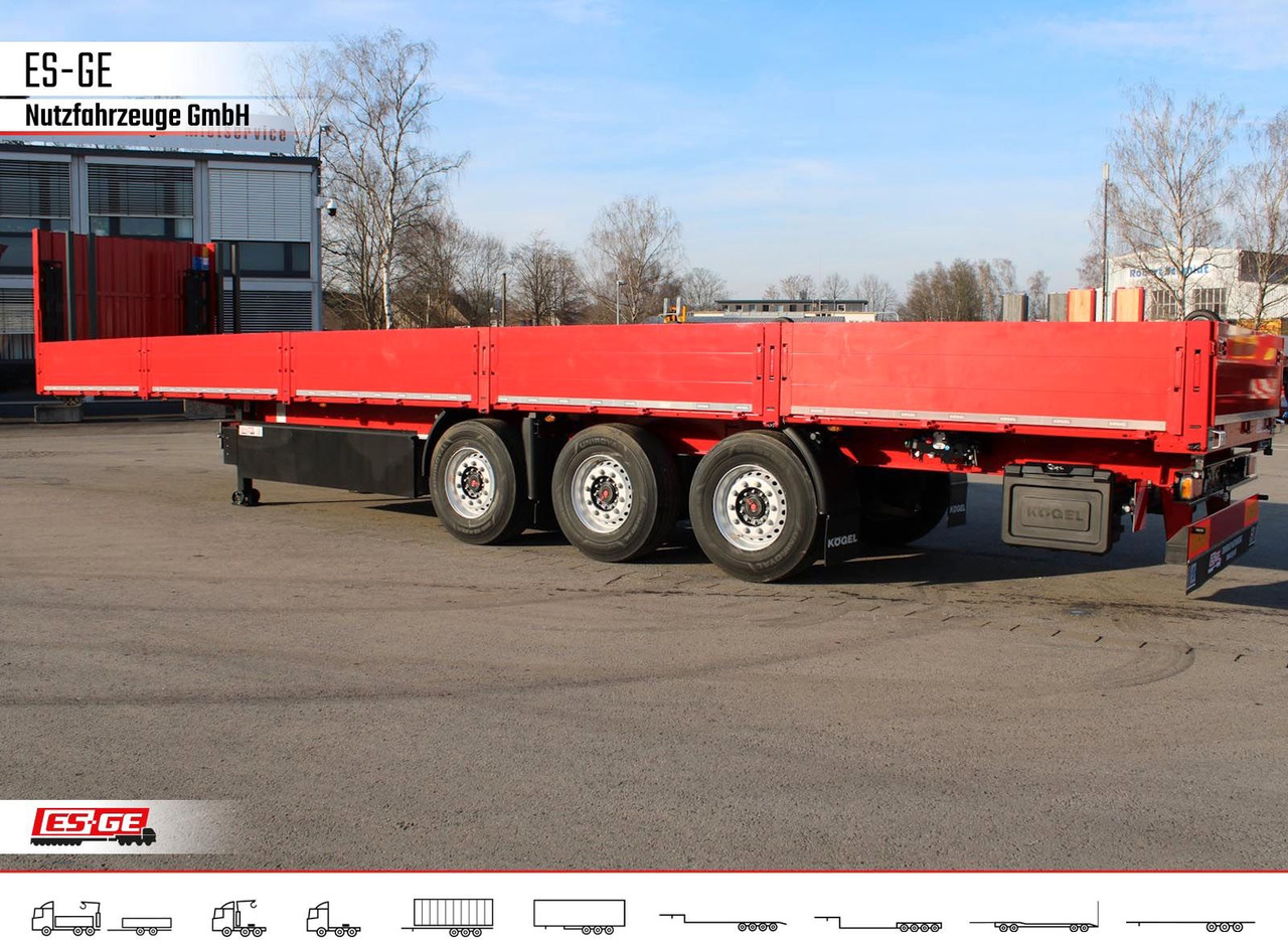 Kögel Multi Chassis, verstärkt, Bordwände - Semi-trailer flatbed: gambar 1 Kögel Multi Chassis, verstärkt, Bordwände - Semi-trailer flatbed: gambar 1