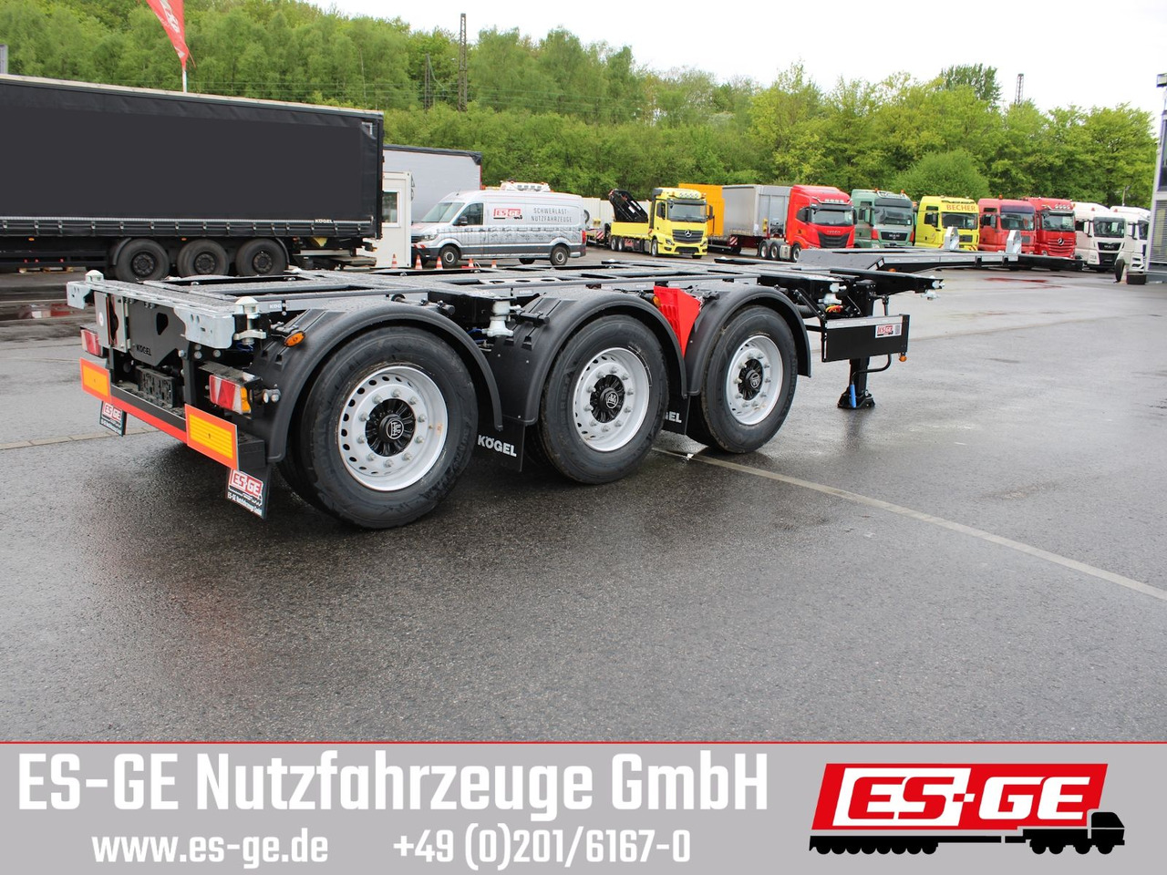 Kögel PORT 45 TRIPLEX Containerchassis - Semi-trailer pengangkut mobil: gambar 3 Kögel PORT 45 TRIPLEX Containerchassis - Semi-trailer pengangkut mobil: gambar 3