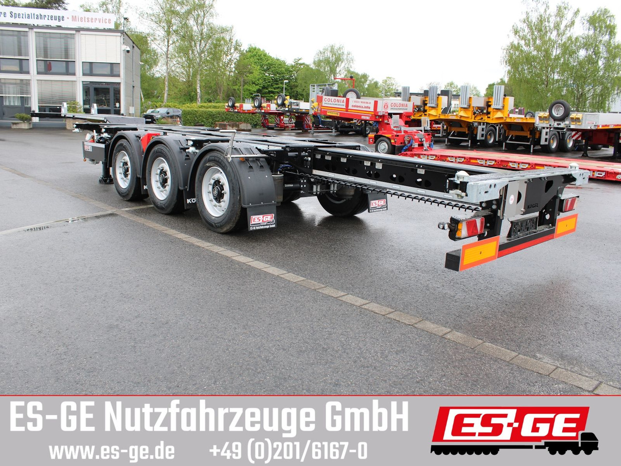 Kögel PORT 45 TRIPLEX Containerchassis - Semi-trailer pengangkut mobil: gambar 4 Kögel PORT 45 TRIPLEX Containerchassis - Semi-trailer pengangkut mobil: gambar 4
