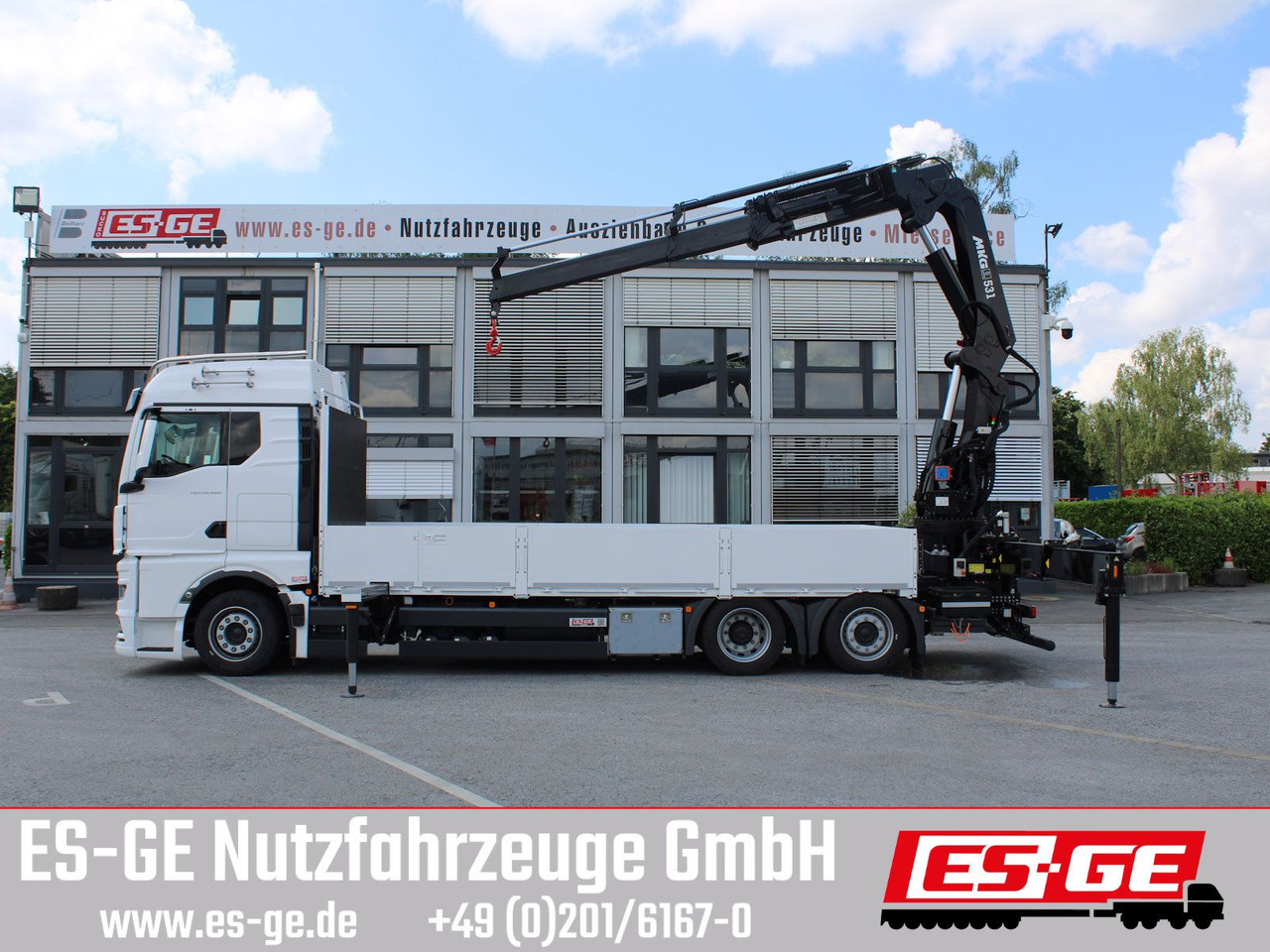 MAN TGX 26.480 6x2-4 LL CH mit MKG HLK531 a5 - Truk flatbed, Truk derek: gambar 5 MAN TGX 26.480 6x2-4 LL CH mit MKG HLK531 a5 - Truk flatbed, Truk derek: gambar 5