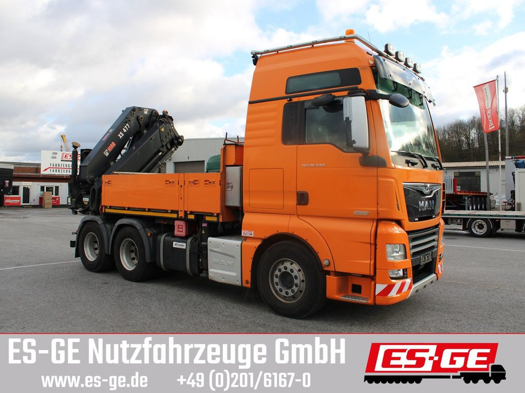 MAN TGX 26.540 + HIABV-Ladekran 477E-4 HIPRO - Truk flatbed, Truk derek: gambar 3 MAN TGX 26.540 + HIABV-Ladekran 477E-4 HIPRO - Truk flatbed, Truk derek: gambar 3