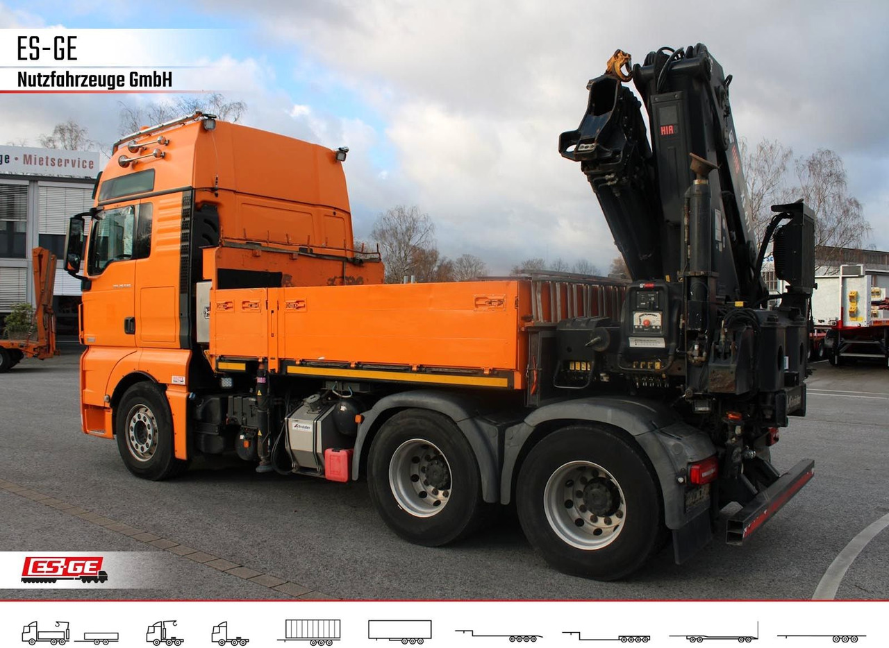 MAN TGX 26.540 + HIABV-Ladekran 477E-4 HIPRO MAN TGX 26.540 + HIABV-Ladekran 477E-4 HIPRO - Truk flatbed, Truk derek: gambar 1 MAN TGX 26.540 + HIABV-Ladekran 477E-4 HIPRO MAN TGX 26.540 + HIABV-Ladekran 477E-4 HIPRO - Truk flatbed, Truk derek: gambar 1