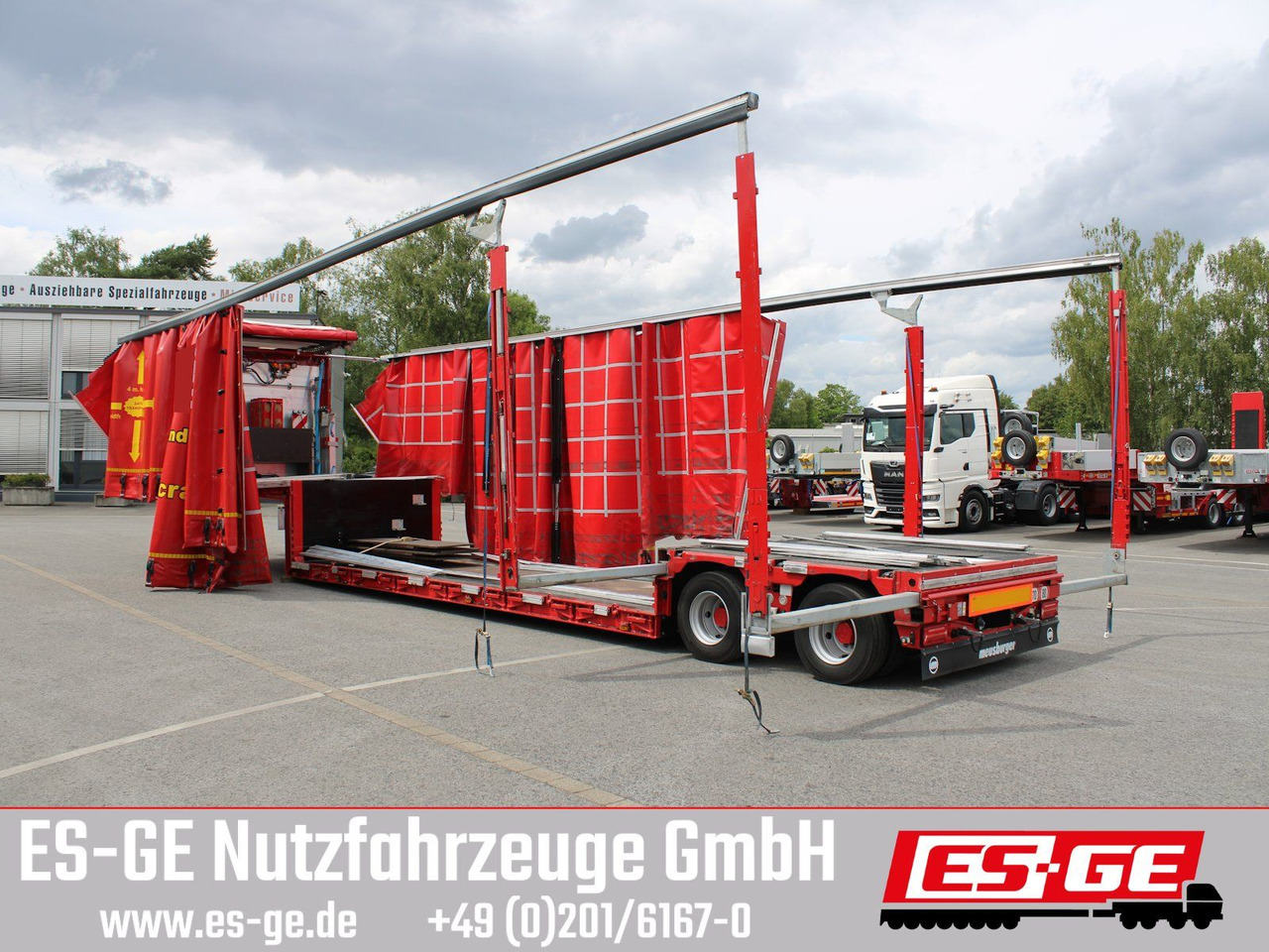 Meusburger 2-Achs-Jumbo-Tiefbett, verbreiterbar - Semi-trailer low bed: gambar 5 Meusburger 2-Achs-Jumbo-Tiefbett, verbreiterbar - Semi-trailer low bed: gambar 5