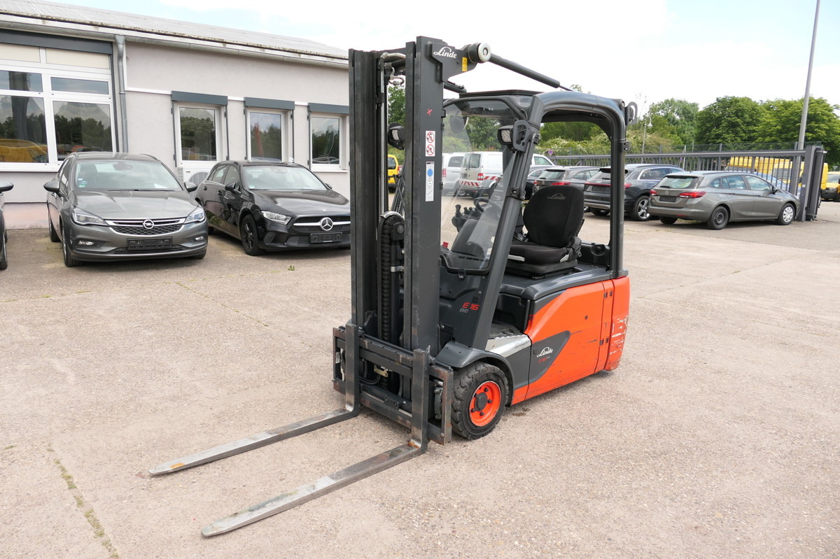 LINDE E16L Elektro TRIPLEX 3-Rad - Forklift listrik: gambar 2 LINDE E16L Elektro TRIPLEX 3-Rad - Forklift listrik: gambar 2