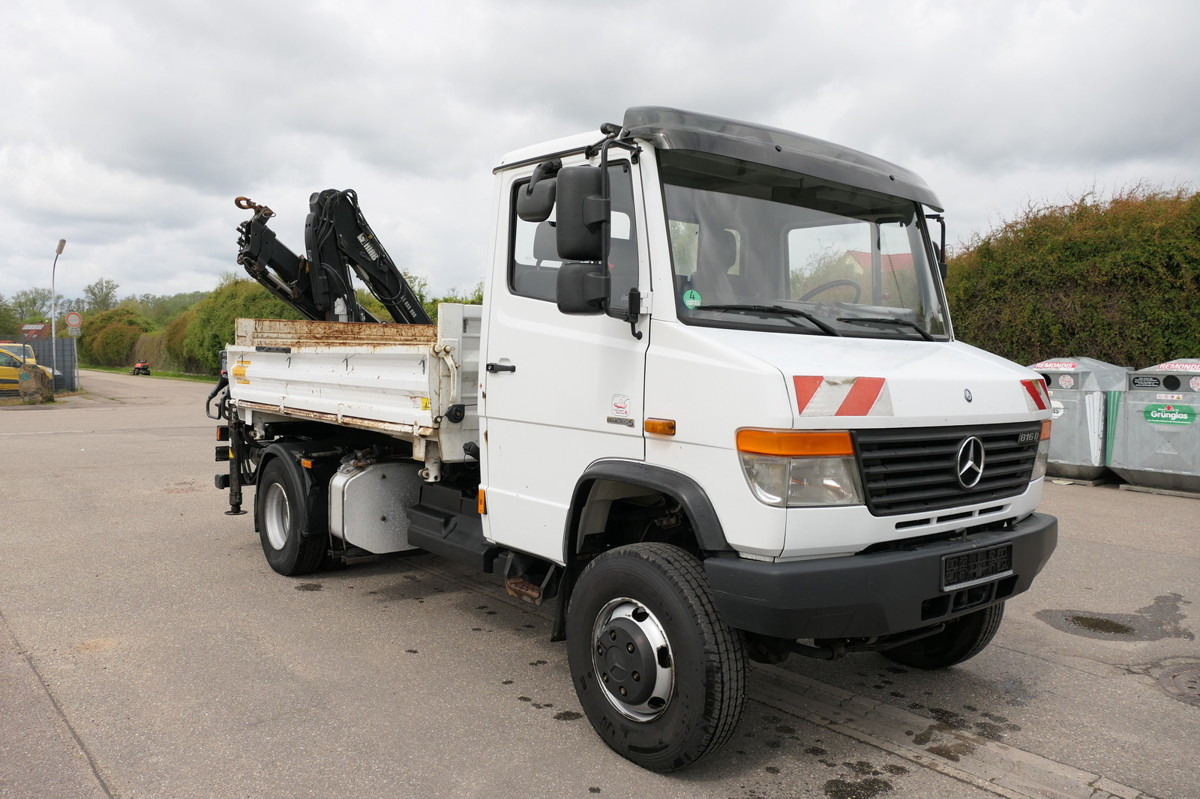 MERCEDES-BENZ Vario 816D mit Ladekran 3 Sitzer Standheizung HI - Van jungkit: gambar 3 MERCEDES-BENZ Vario 816D mit Ladekran 3 Sitzer Standheizung HI - Van jungkit: gambar 3