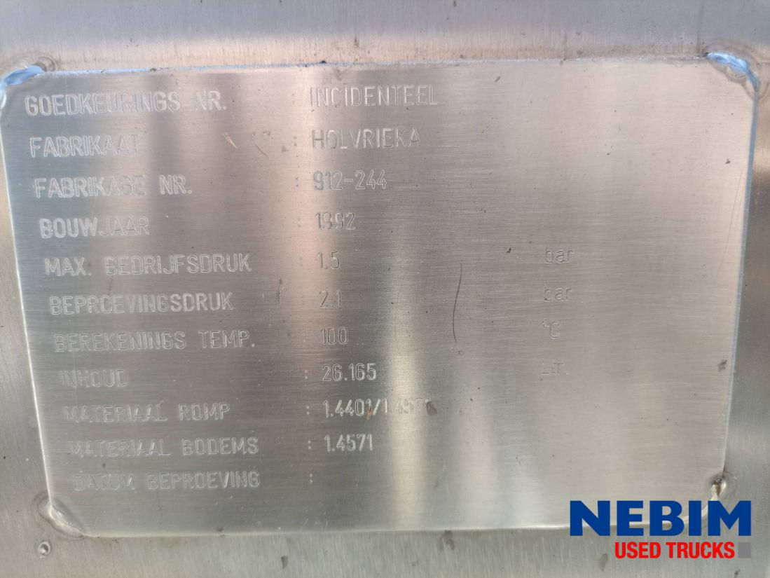 Burg BPO 12-27 Z - Tank 26.165 Ltr - Semi-trailer tangki: gambar 5 Burg BPO 12-27 Z - Tank 26.165 Ltr - Semi-trailer tangki: gambar 5