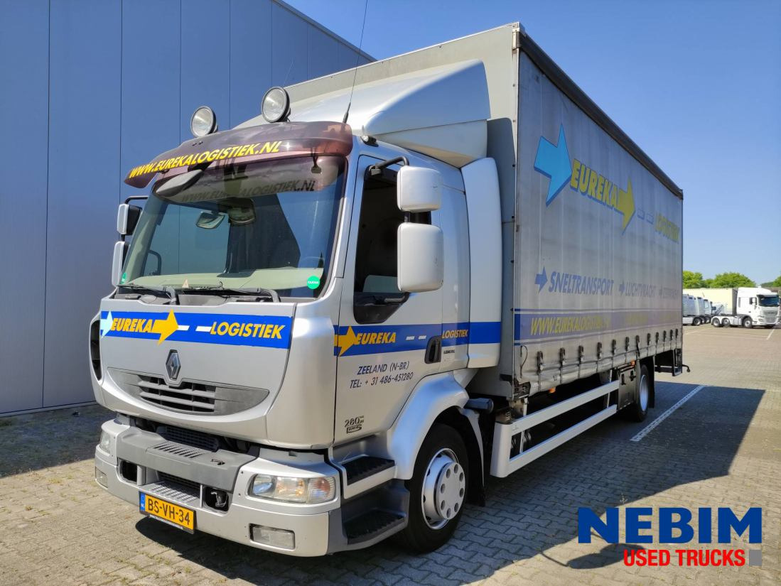 Renault Midlum 280 Euro 5 - DH1500 Kg Lift - Truk dengan terpal samping: gambar 1 Renault Midlum 280 Euro 5 - DH1500 Kg Lift - Truk dengan terpal samping: gambar 1