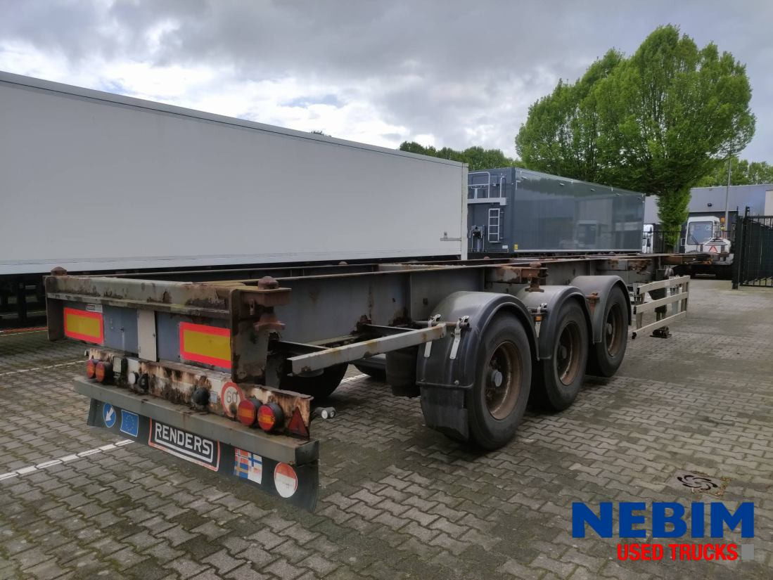 Renders Containerchassis ROC 12.27 CC - 1x40" 1x30" 2x20" - Semi-trailer pengangkut mobil: gambar 2 Renders Containerchassis ROC 12.27 CC - 1x40" 1x30" 2x20" - Semi-trailer pengangkut mobil: gambar 2