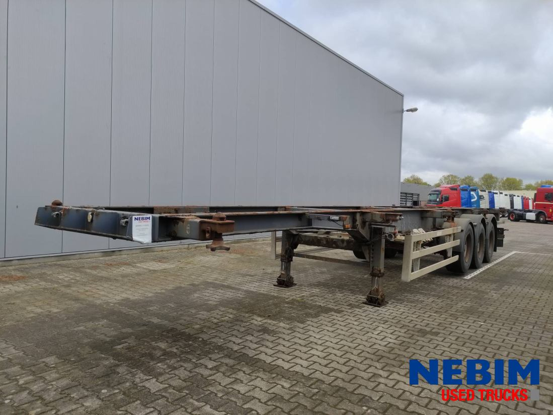 Renders Containerchassis ROC 12.27 CC - 1x40" 1x30" 2x20" - Semi-trailer pengangkut mobil: gambar 1 Renders Containerchassis ROC 12.27 CC - 1x40" 1x30" 2x20" - Semi-trailer pengangkut mobil: gambar 1