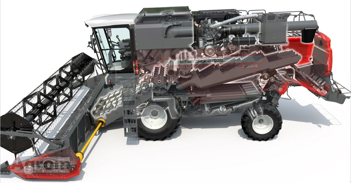 Massey Ferguson 7343 Activa - Pemanen gabungan: gambar 2 Massey Ferguson 7343 Activa - Pemanen gabungan: gambar 2