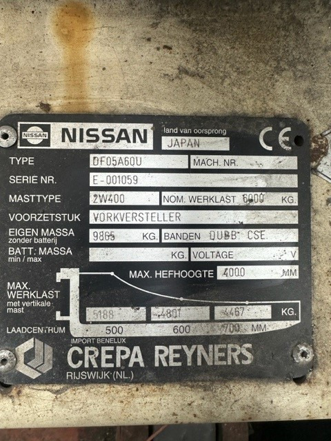 Nissan DF-05-A-60-U - Forklift diesel: gambar 2 Nissan DF-05-A-60-U - Forklift diesel: gambar 2