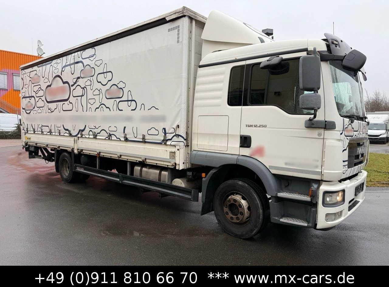 MAN TGM 12.250 Pritsche Plane LBW Schlafkabine Autom - Truk dengan terpal samping: gambar 3 MAN TGM 12.250 Pritsche Plane LBW Schlafkabine Autom - Truk dengan terpal samping: gambar 3