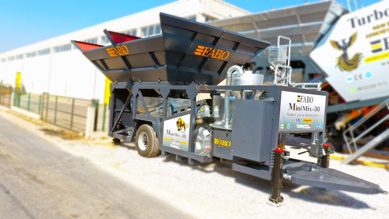 FABO Mobile Concrete Batching Plants - Pabrik beton: gambar 1 FABO Mobile Concrete Batching Plants - Pabrik beton: gambar 1