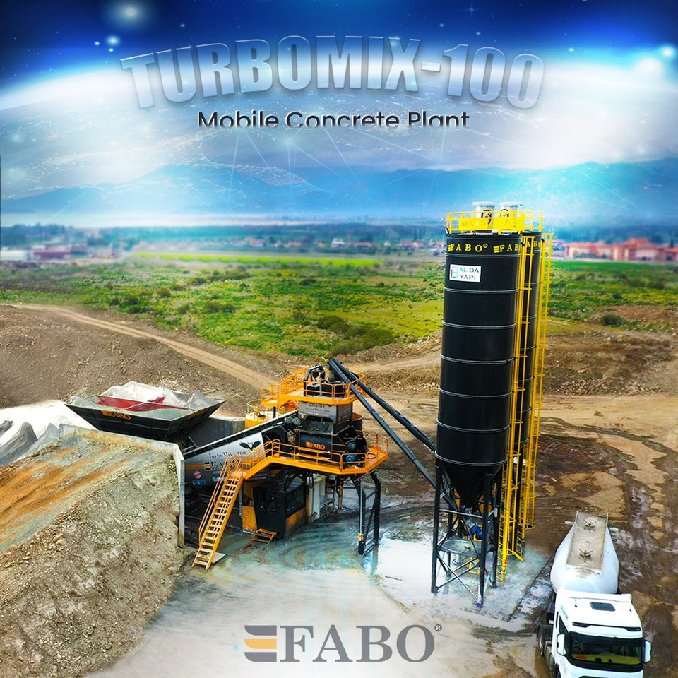 FABO Mobile Concrete Batching Plants - Pabrik beton: gambar 1 FABO Mobile Concrete Batching Plants - Pabrik beton: gambar 1