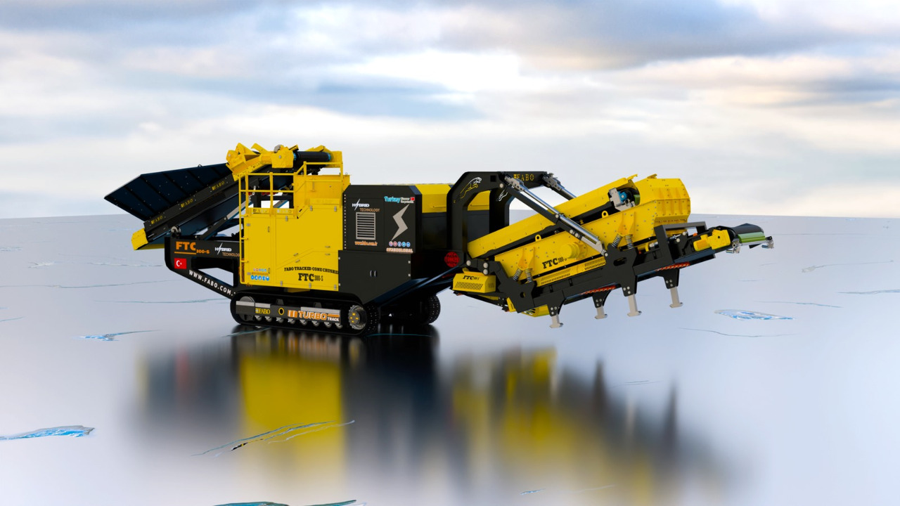 Tanaman penghancur mobil baru FABO Mobile crusher: gambar 1