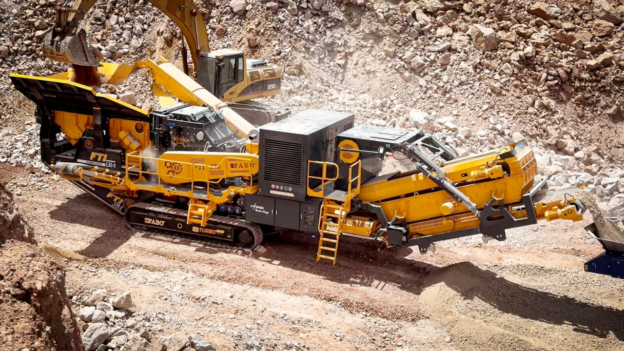 FABO Mobile crusher - Tanaman penghancur mobil: gambar 1 FABO Mobile crusher - Tanaman penghancur mobil: gambar 1