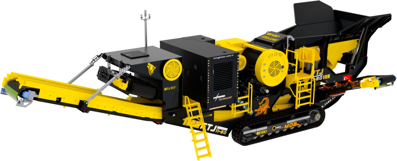 Tanaman penghancur mobil baru FABO Mobile crusher: gambar 11