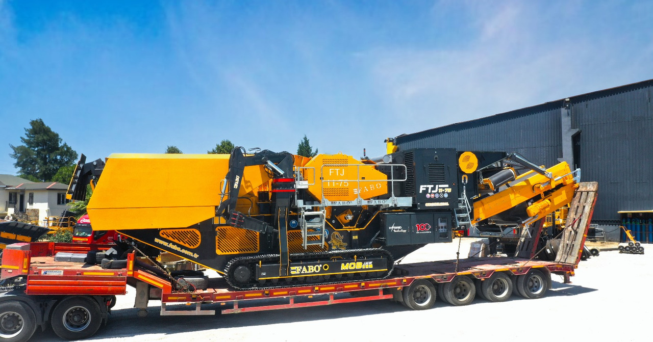 FABO Mobile crusher - Tanaman penghancur mobil: gambar 1 FABO Mobile crusher - Tanaman penghancur mobil: gambar 1