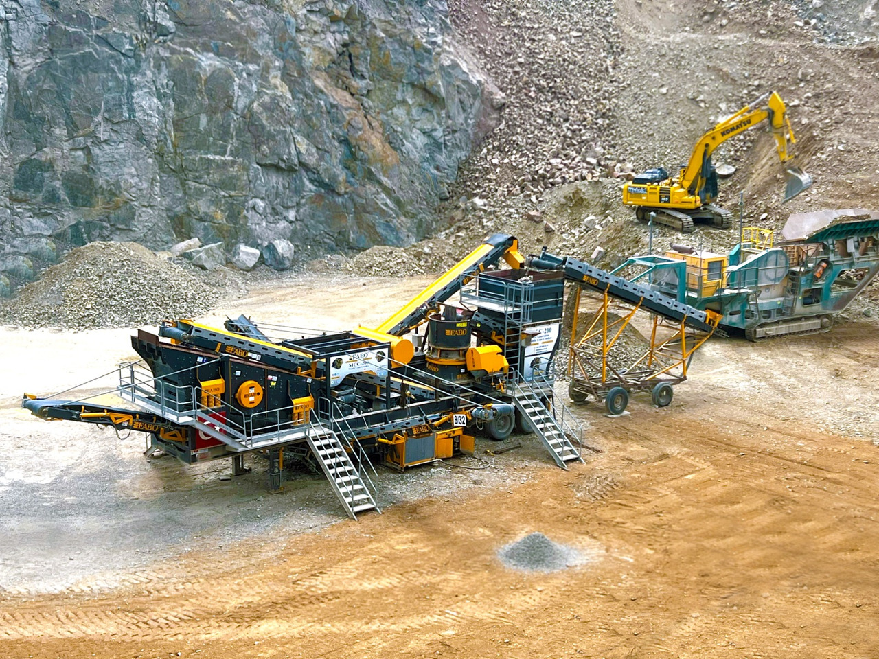 FABO Mobile crusher - Tanaman penghancur mobil: gambar 3 FABO Mobile crusher - Tanaman penghancur mobil: gambar 3