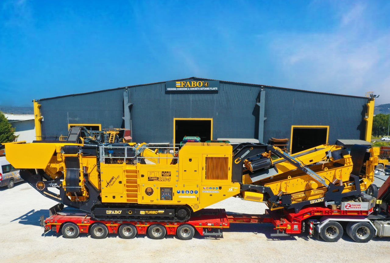 FABO Mobile crusher - Tanaman penghancur mobil: gambar 1 FABO Mobile crusher - Tanaman penghancur mobil: gambar 1