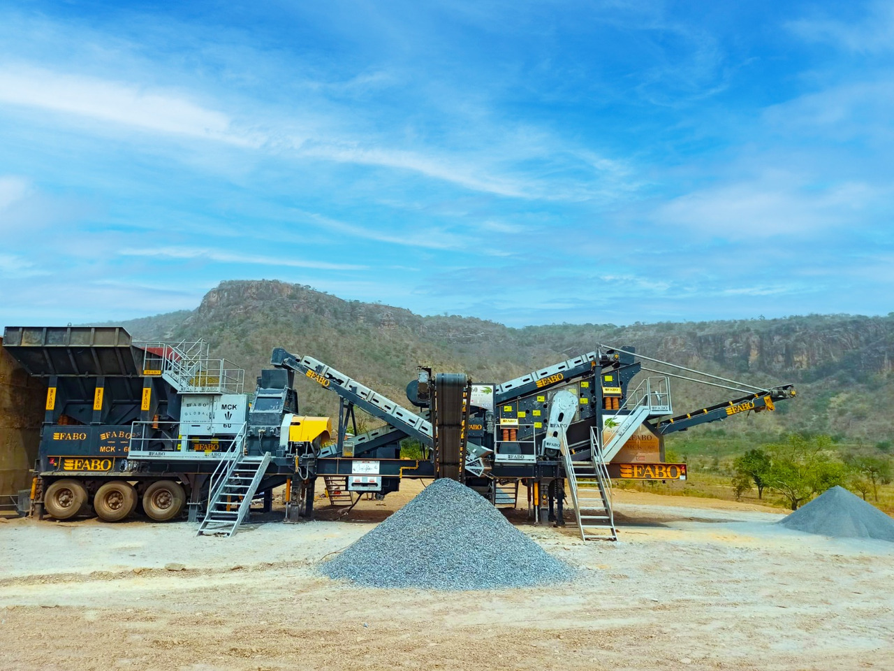 FABO Mobile crusher - Tanaman penghancur mobil: gambar 4 FABO Mobile crusher - Tanaman penghancur mobil: gambar 4