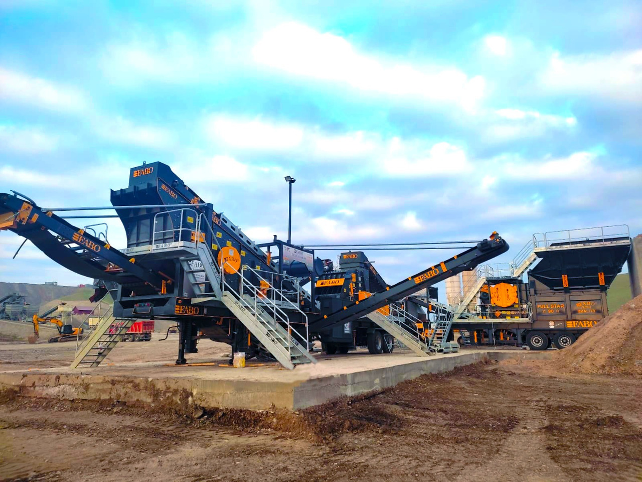 FABO Mobile crusher - Tanaman penghancur mobil: gambar 4 FABO Mobile crusher - Tanaman penghancur mobil: gambar 4