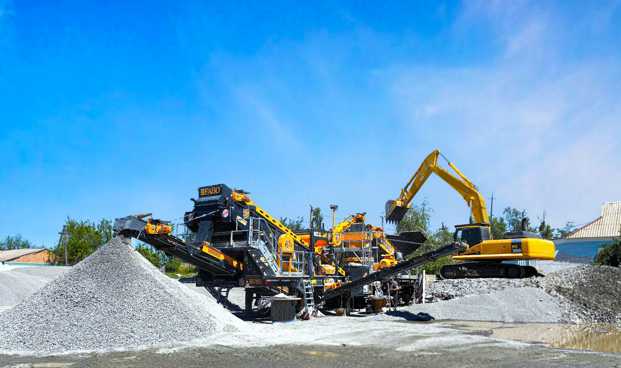FABO Mobile crusher - Tanaman penghancur mobil: gambar 1 FABO Mobile crusher - Tanaman penghancur mobil: gambar 1