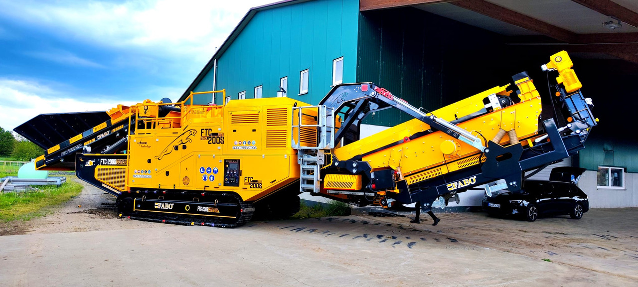FABO Mobile crusher - Tanaman penghancur mobil: gambar 2 FABO Mobile crusher - Tanaman penghancur mobil: gambar 2
