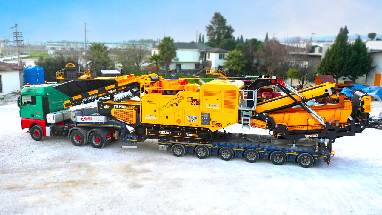 FABO Mobile crusher - Tanaman penghancur mobil: gambar 2 FABO Mobile crusher - Tanaman penghancur mobil: gambar 2