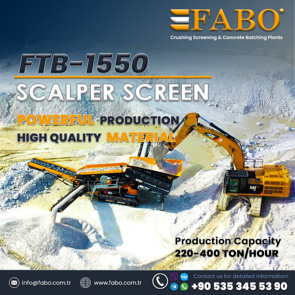 FABO Mobile crusher - Tanaman penghancur mobil: gambar 1 FABO Mobile crusher - Tanaman penghancur mobil: gambar 1