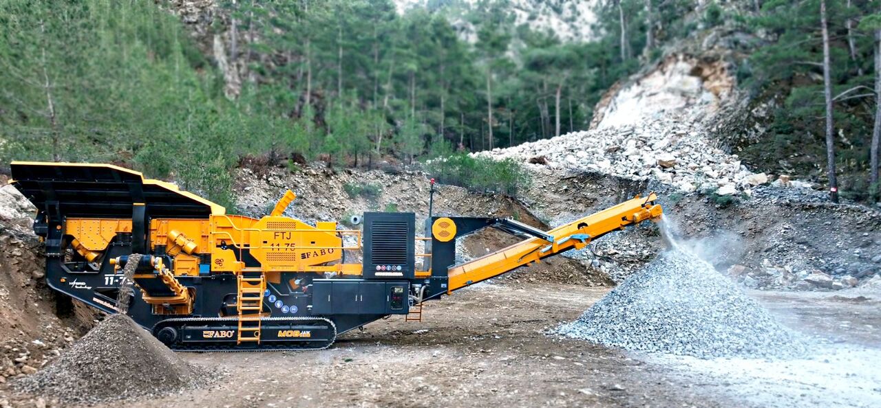 FABO Mobile crusher - Tanaman penghancur mobil: gambar 1 FABO Mobile crusher - Tanaman penghancur mobil: gambar 1
