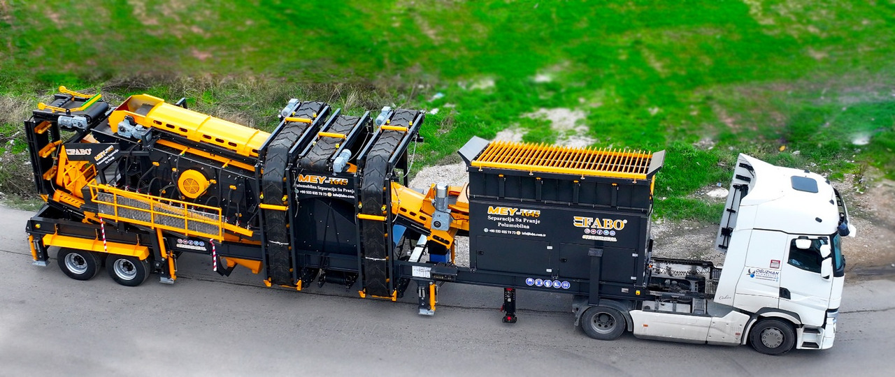 FABO Mobile crusher - Tanaman penghancur mobil: gambar 2 FABO Mobile crusher - Tanaman penghancur mobil: gambar 2