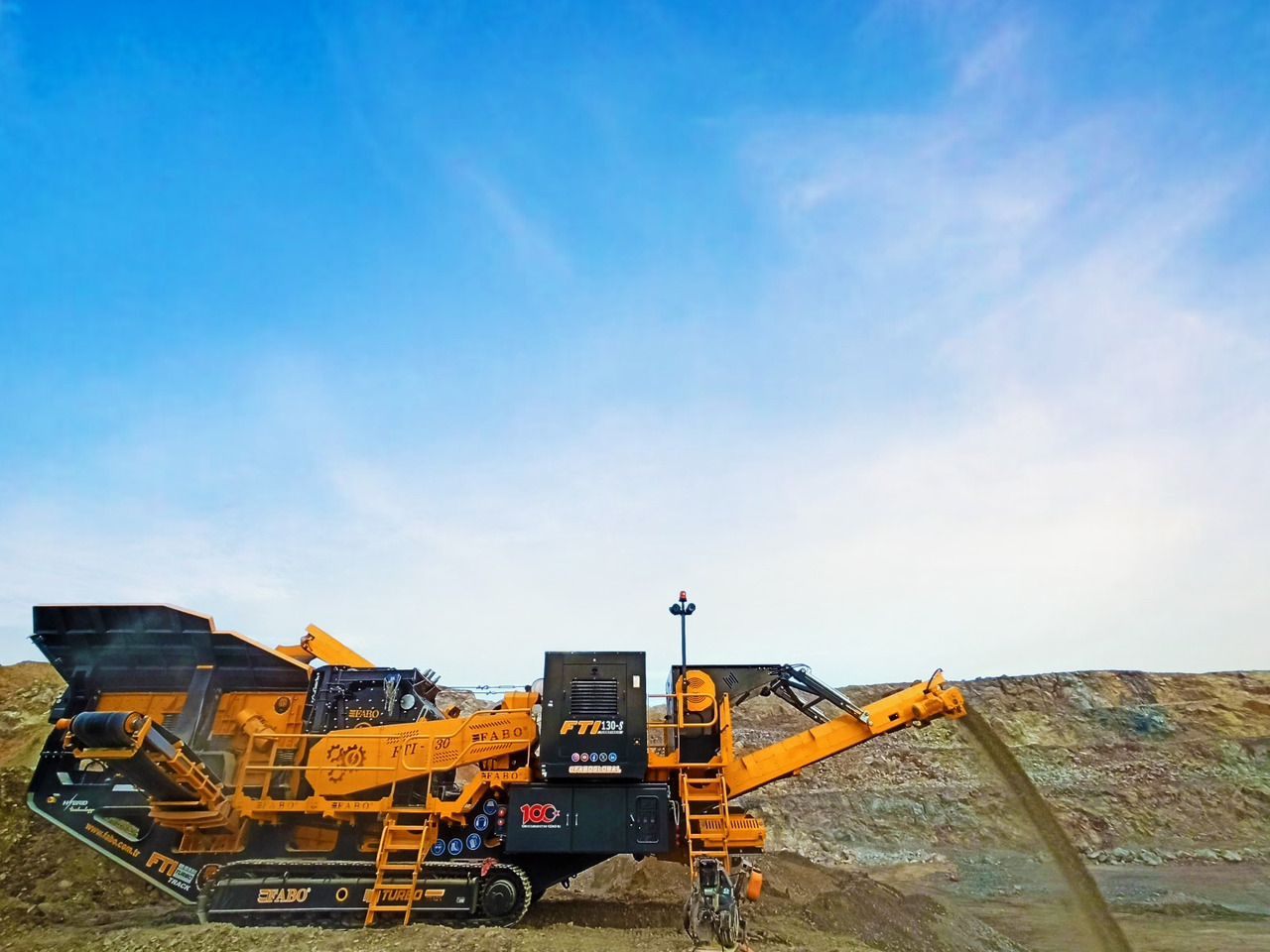 FABO Mobile crusher - Tanaman penghancur mobil: gambar 4 FABO Mobile crusher - Tanaman penghancur mobil: gambar 4