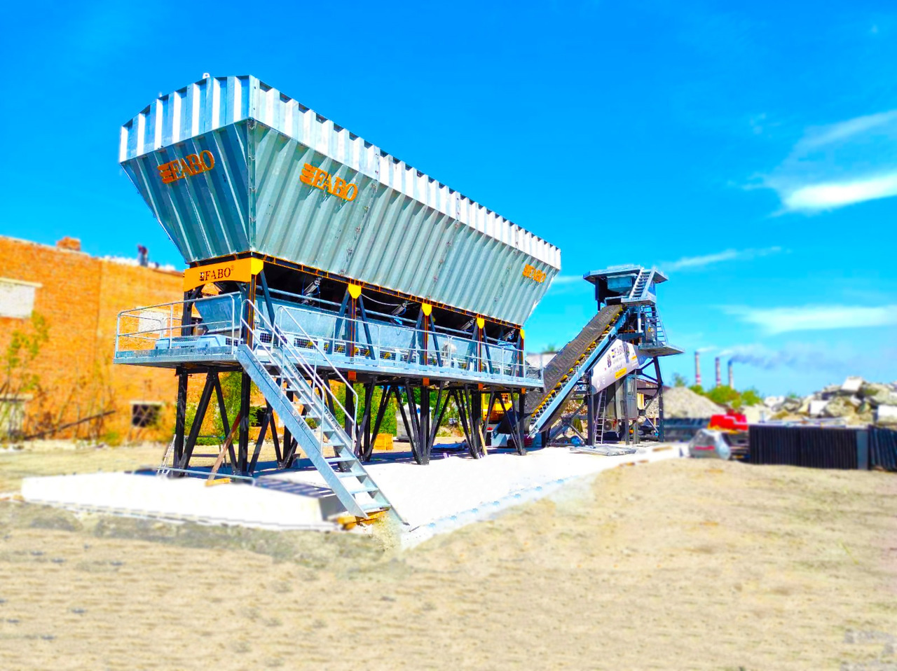 Pabrik beton baru FABO compact concrete plant: gambar 11