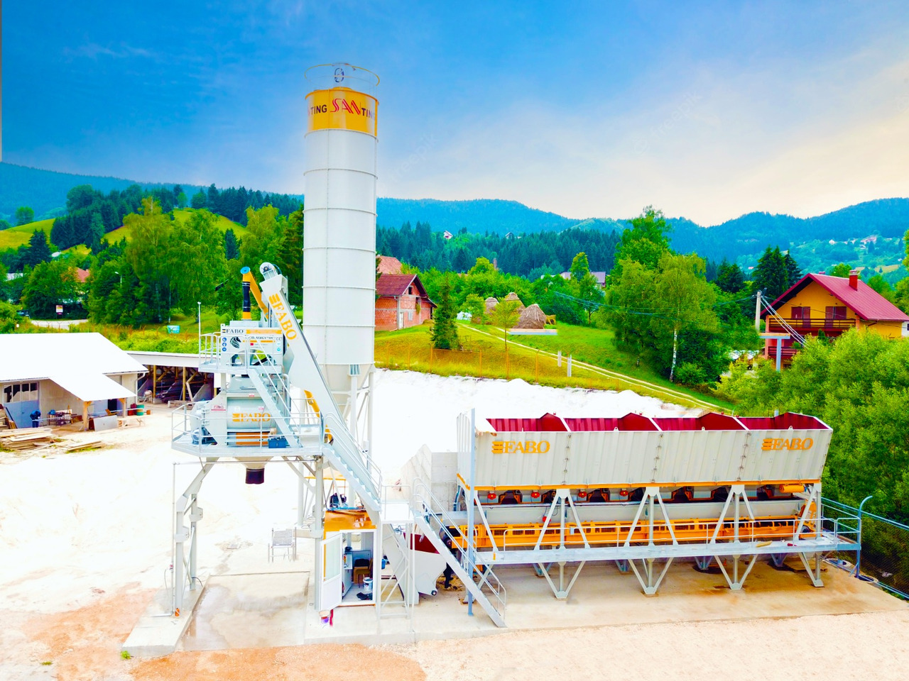 FABO compact concrete plant - Pabrik beton: gambar 1 FABO compact concrete plant - Pabrik beton: gambar 1