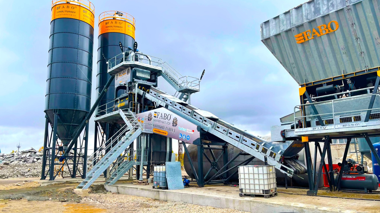 Pabrik beton baru FABO compact concrete plant: gambar 9