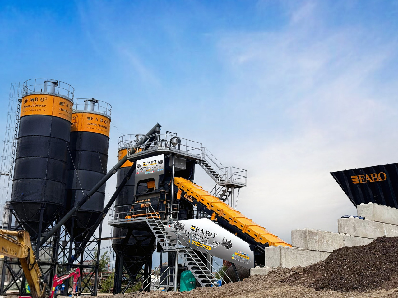 FABO compact concrete plant - Pabrik beton: gambar 1 FABO compact concrete plant - Pabrik beton: gambar 1