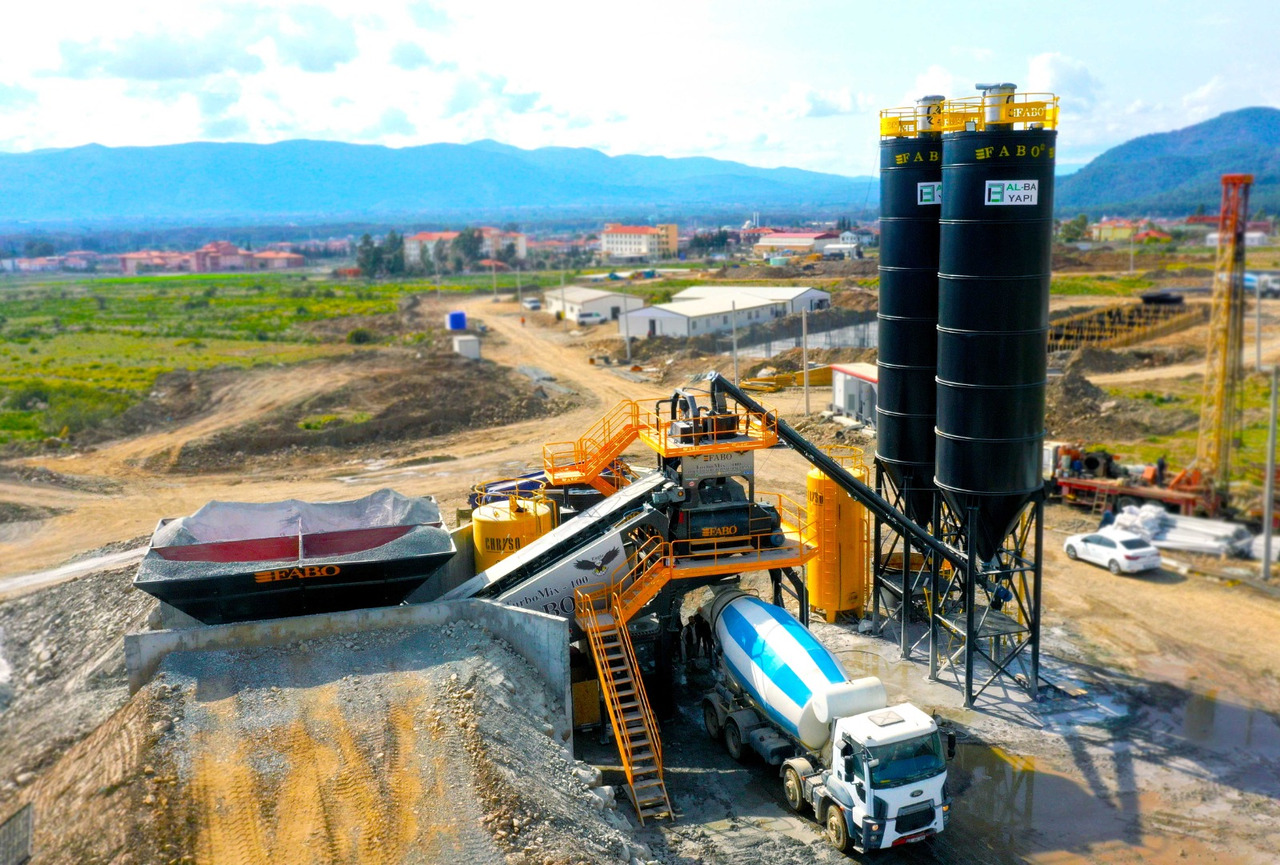 FABO mobile concrete batching plant - Pabrik beton: gambar 3 FABO mobile concrete batching plant - Pabrik beton: gambar 3